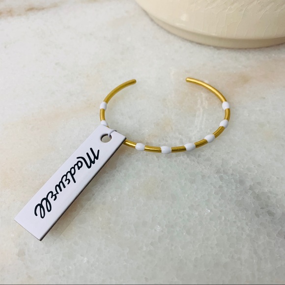 NEW MADEWELL Enamel Cuff Bracelet - Picture 2 of 3